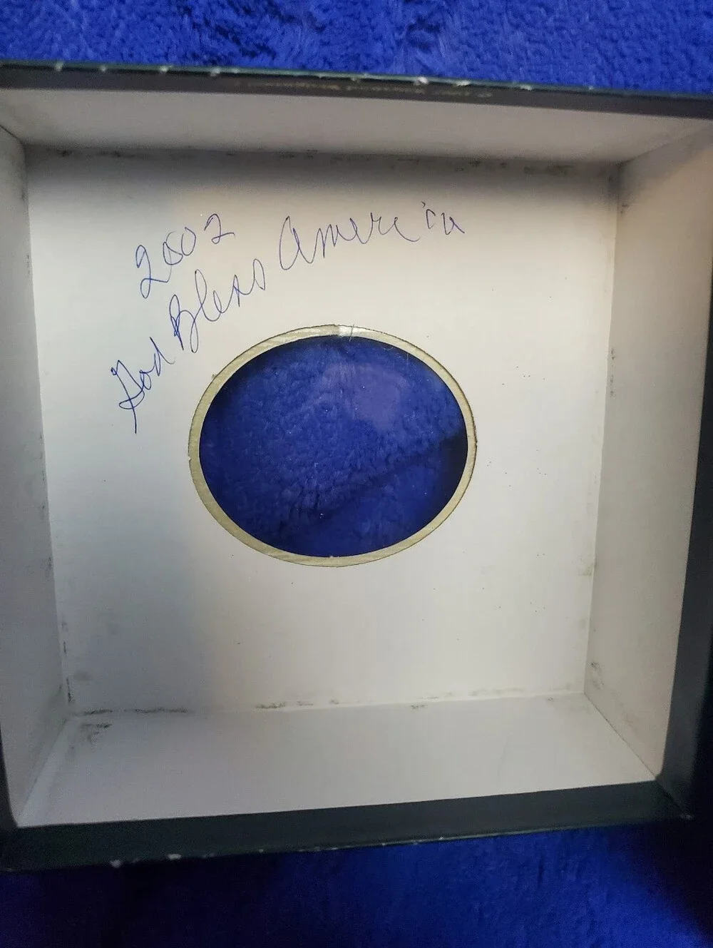 Waterford Holiday Heirlooms God Bless America Ball Collectors Ornament : READ